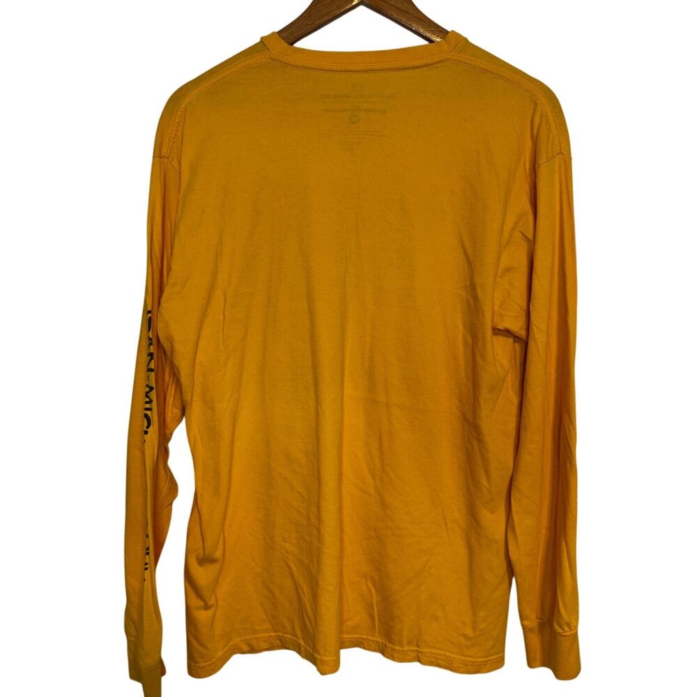 Forever 21 X Jean-Michel Basquiat Long-Sleeve T-Shirt Yellow S/M - Picture 4 of 8